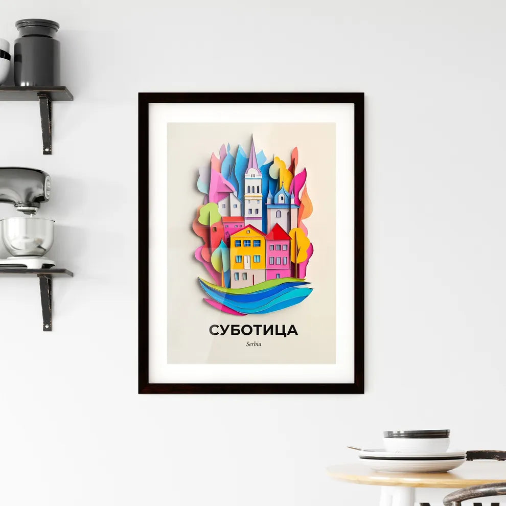 Vivid Subotica, Serbia, Framed Wall Art