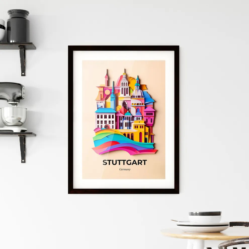 Vivid Stuttgart, Germany, Framed Wall Art