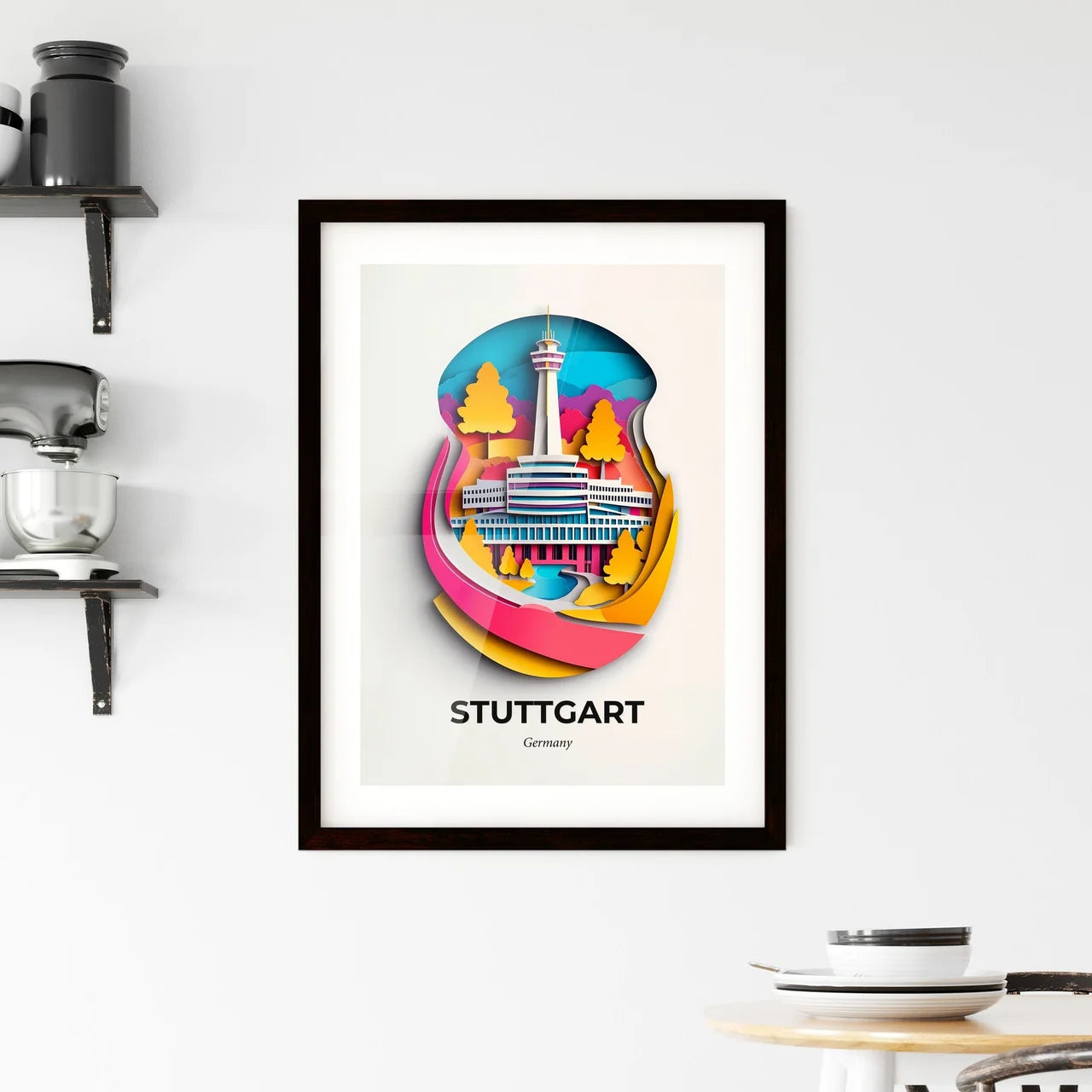 Vivid Stuttgart, Germany, Framed Wall Art