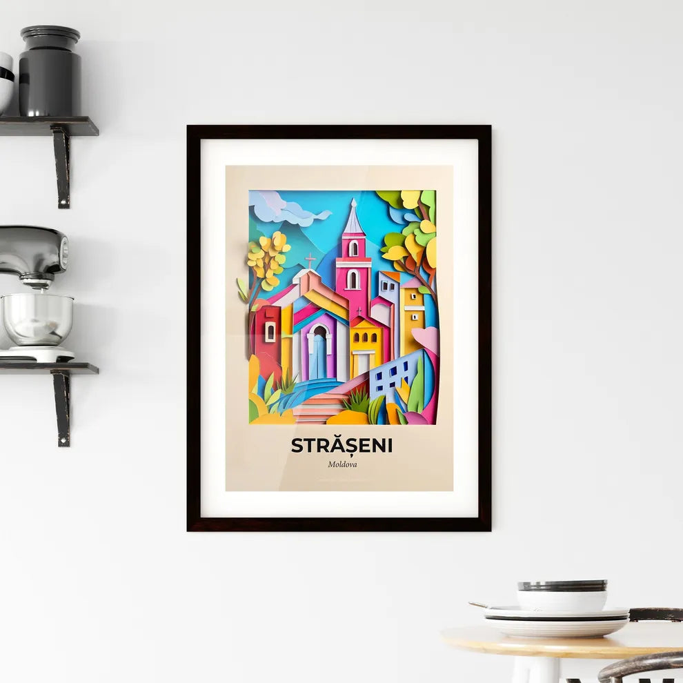 Vivid Strășeni, Moldova, Framed Wall Art