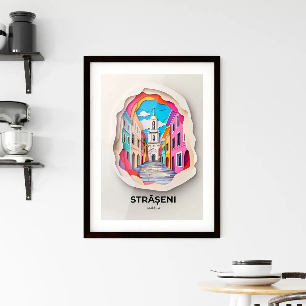 Vivid Strășeni, Moldova, Framed Wall Art