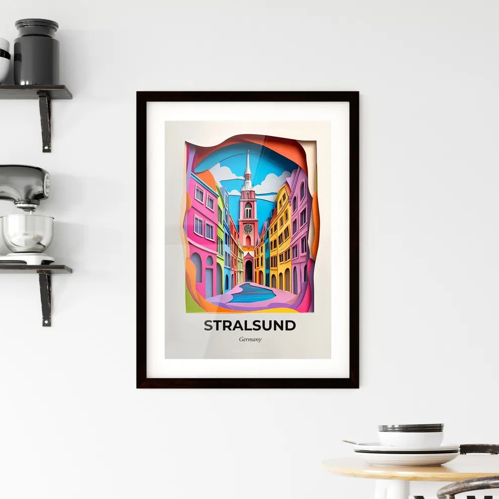 Vivid Stralsund, Germany, Framed Wall Art