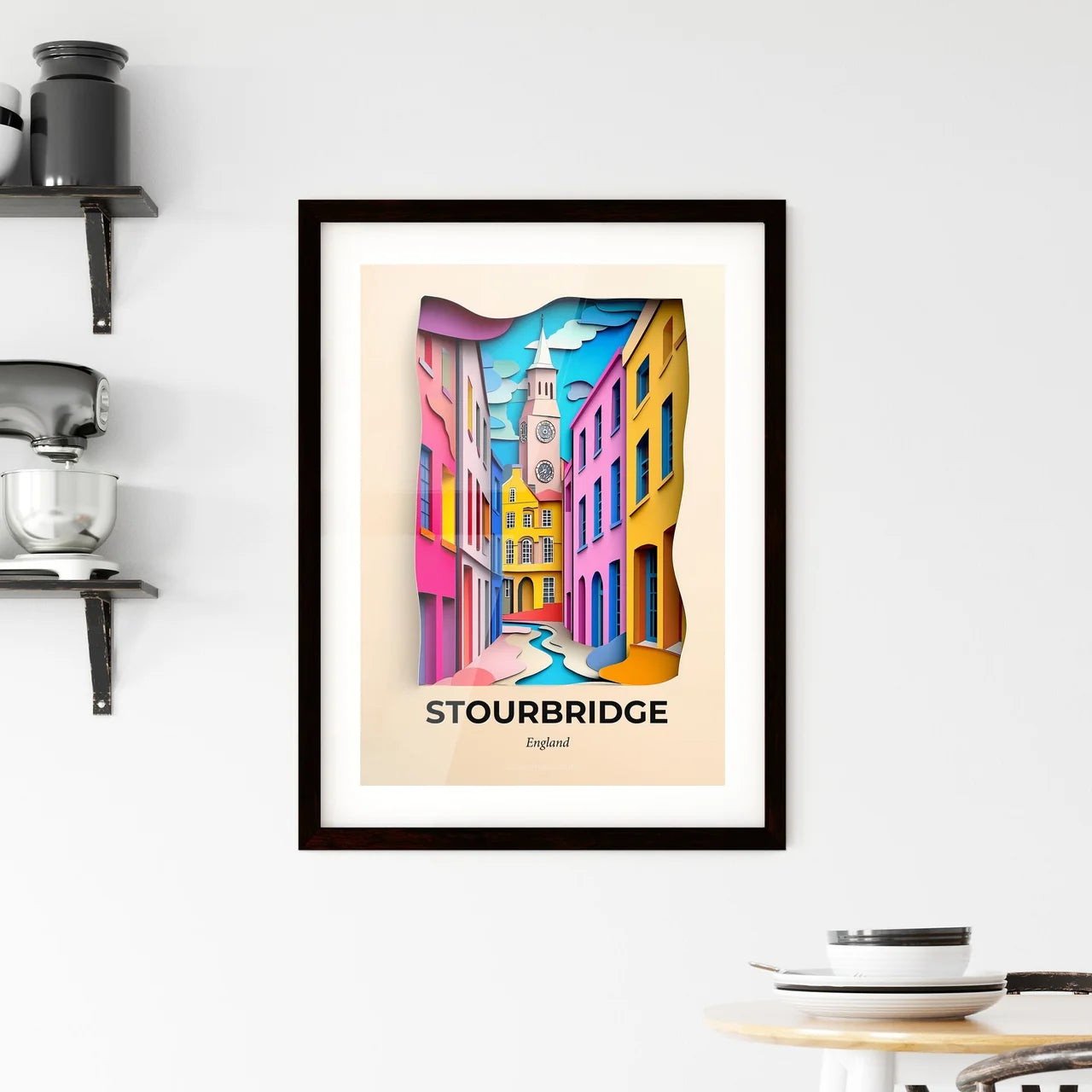 Vivid Stourbridge, England, Framed Wall Art
