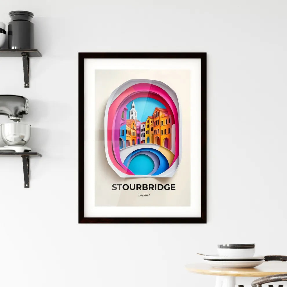 Vivid Stourbridge, England, Framed Wall Art
