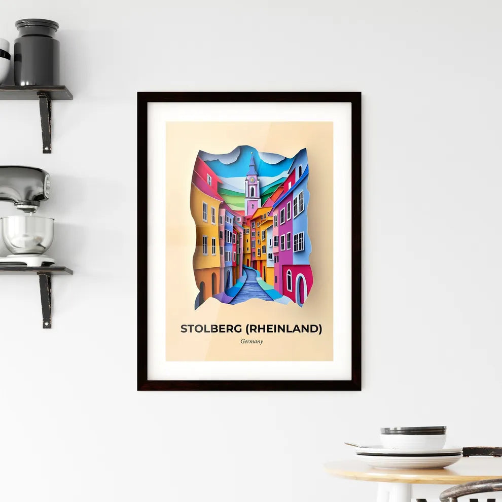 Vivid Stolberg (Rheinland), Germany, Framed Wall Art
