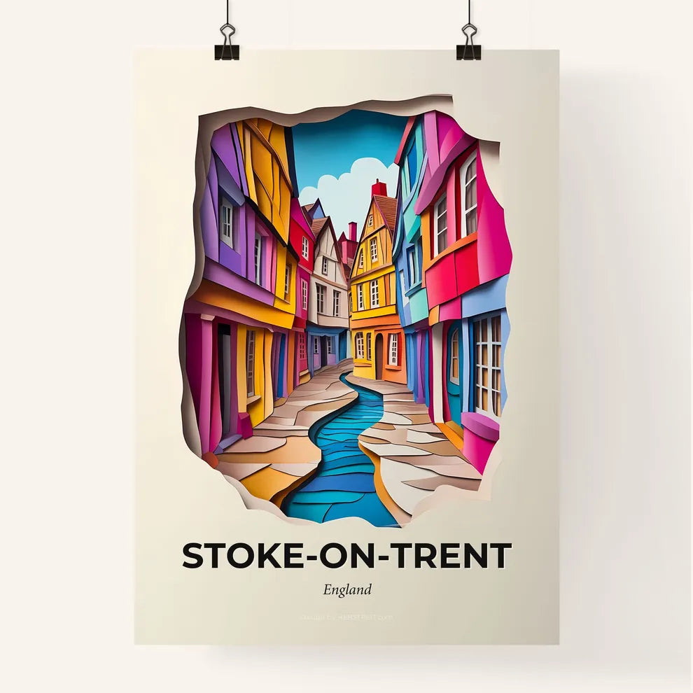 Vivid Stok, Colorful Poster