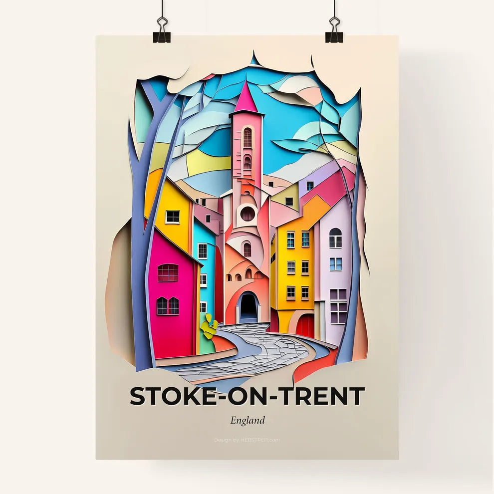 Vivid Stok, Colorful Poster