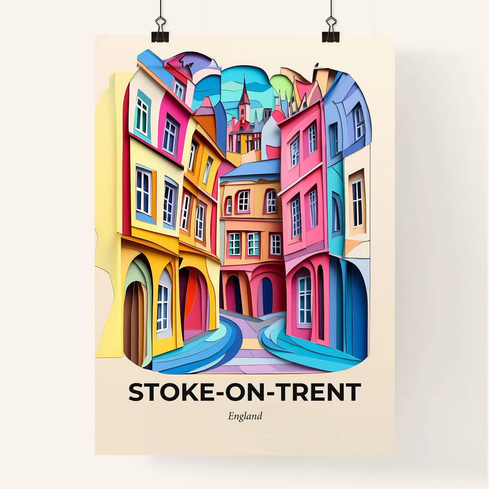 Vivid Stok, Colorful Poster