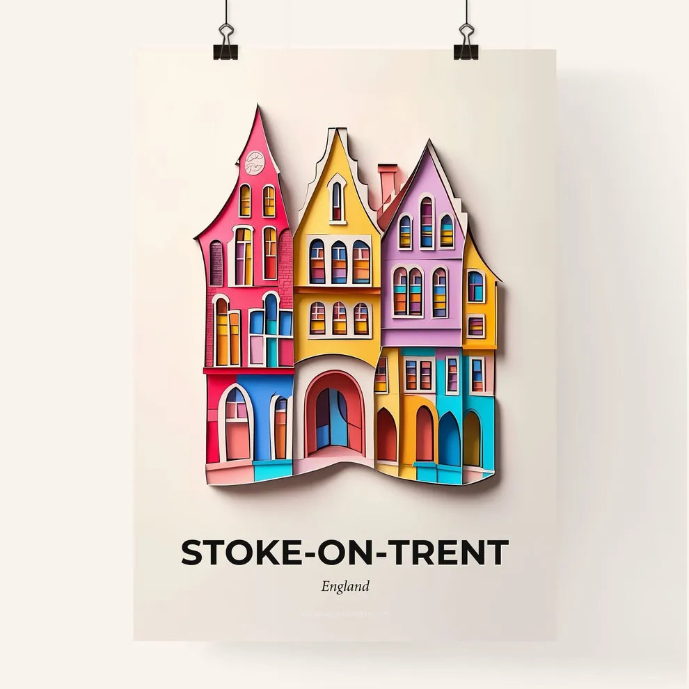 Vivid Stok, Colorful Poster