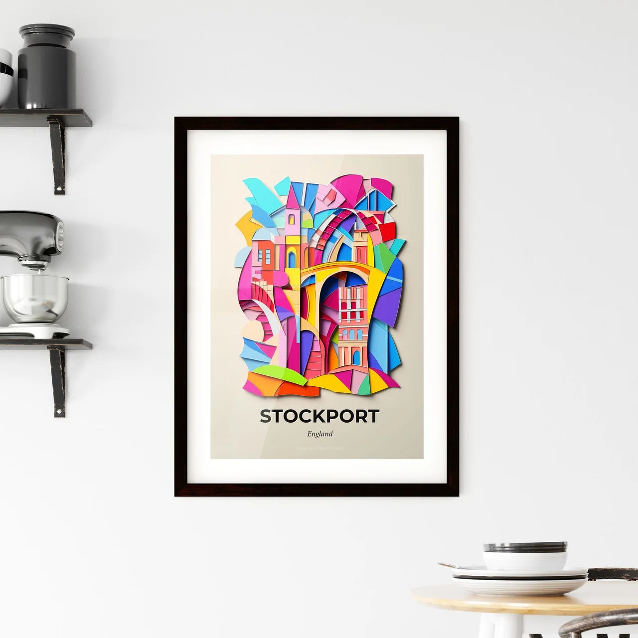 Vivid Stockport, England, Framed Wall Art