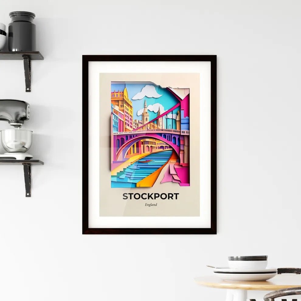 Vivid Stockport, England, Framed Wall Art
