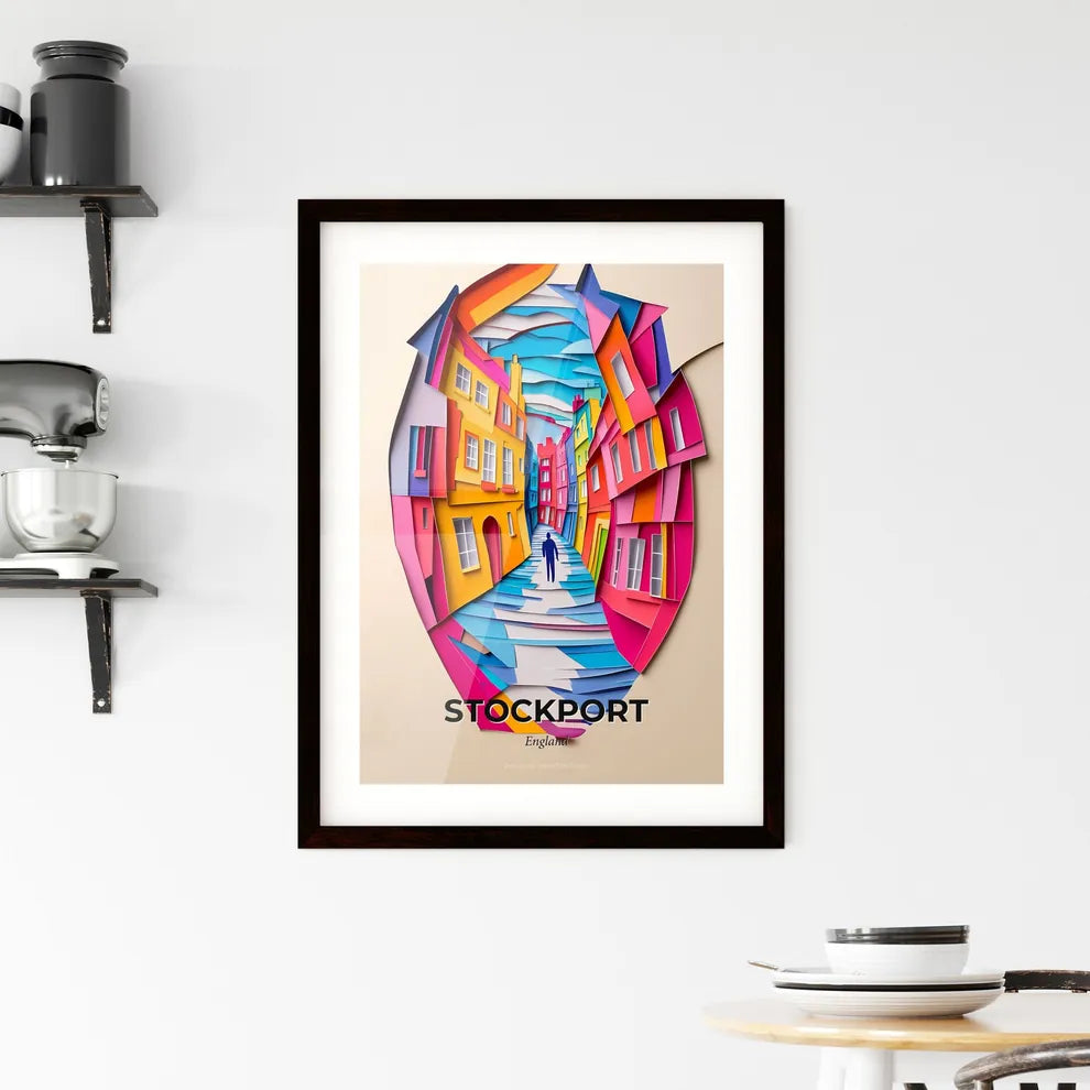 Vivid Stockport, England, Framed Wall Art