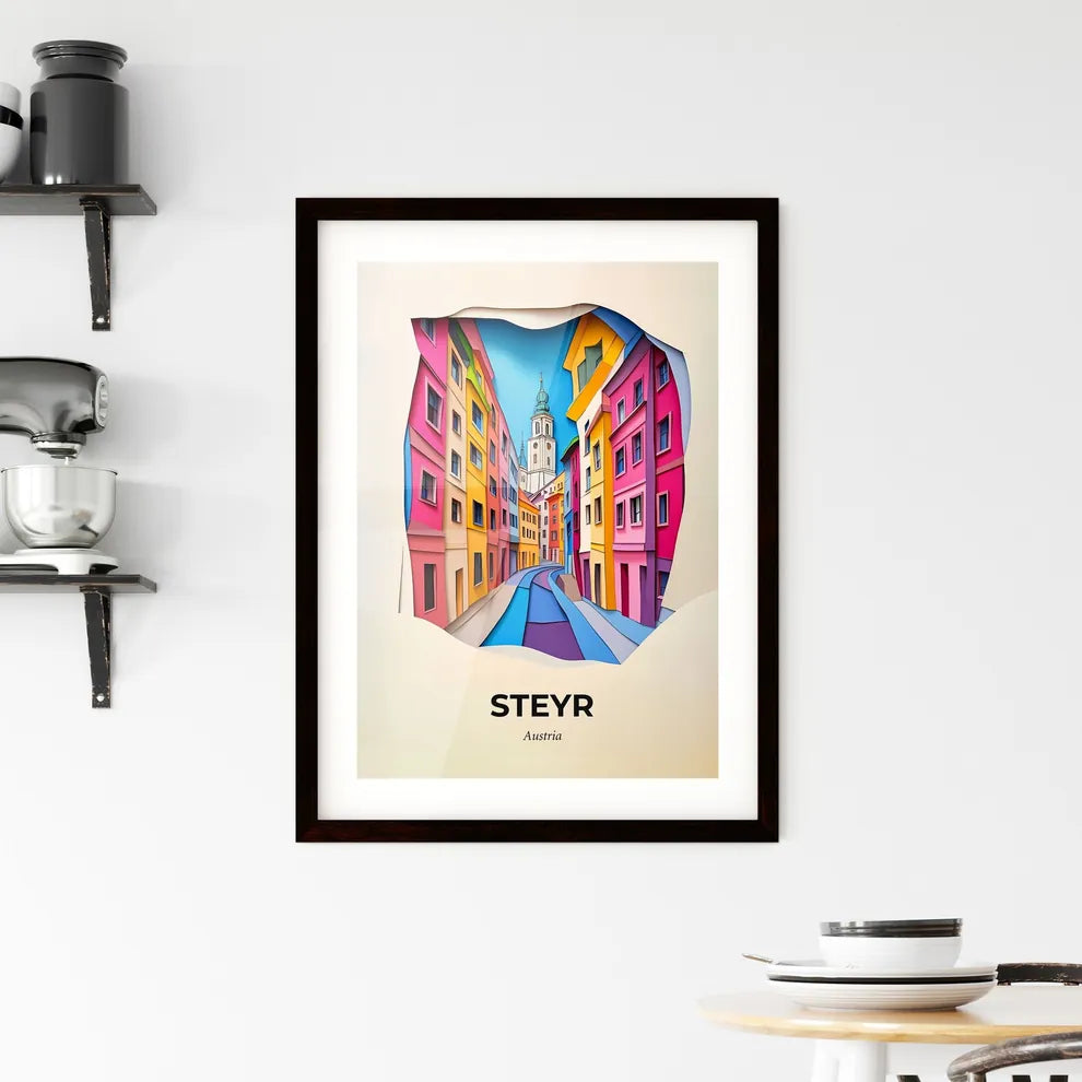 Vivid Steyr, Austria, Framed Wall Art