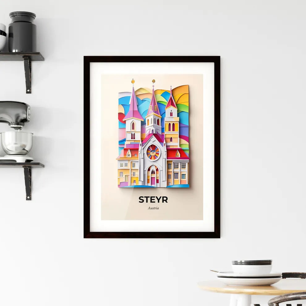 Vivid Steyr, Austria, Framed Wall Art