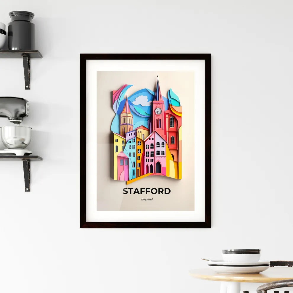 Vivid Stafford, England, Framed Wall Art