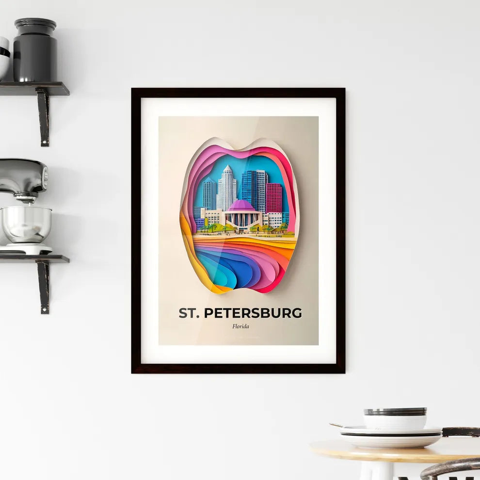 Vivid St. Petersburg, Florida, Framed Wall Art