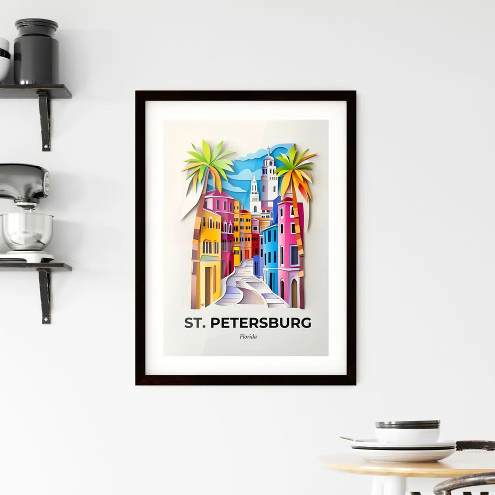 Vivid St. Petersburg, Florida, Framed Wall Art