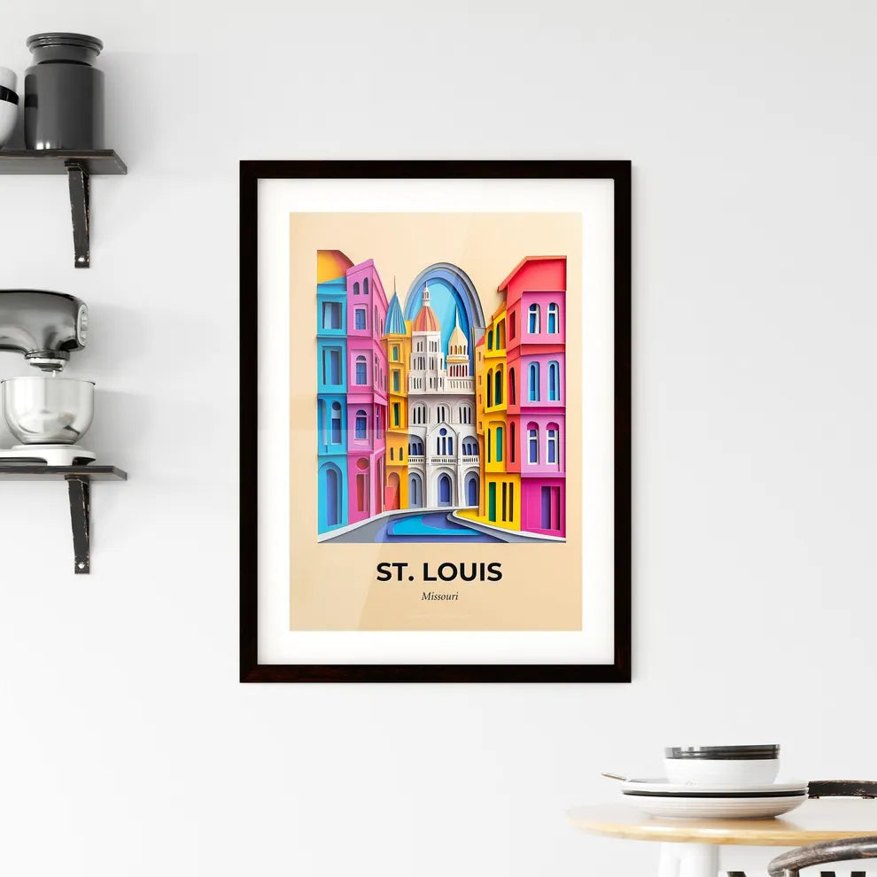 Vivid St. Louis, Missouri, Framed Wall Art