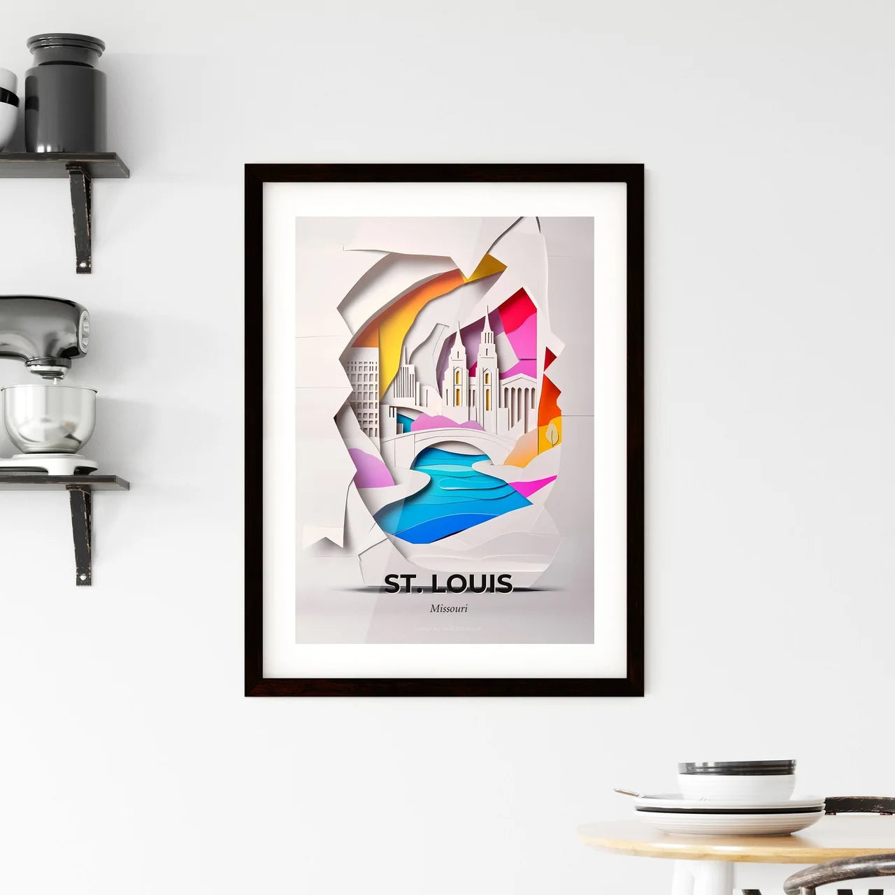 Vivid St. Louis, Missouri, Framed Wall Art