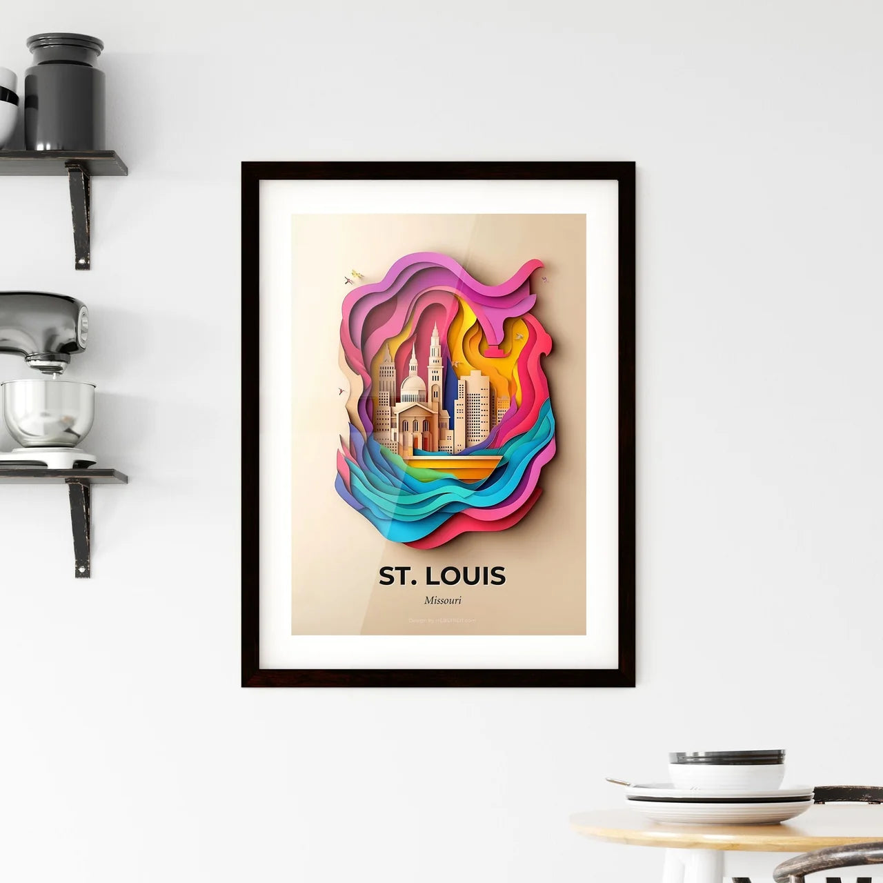 Vivid St. Louis, Missouri, Framed Wall Art