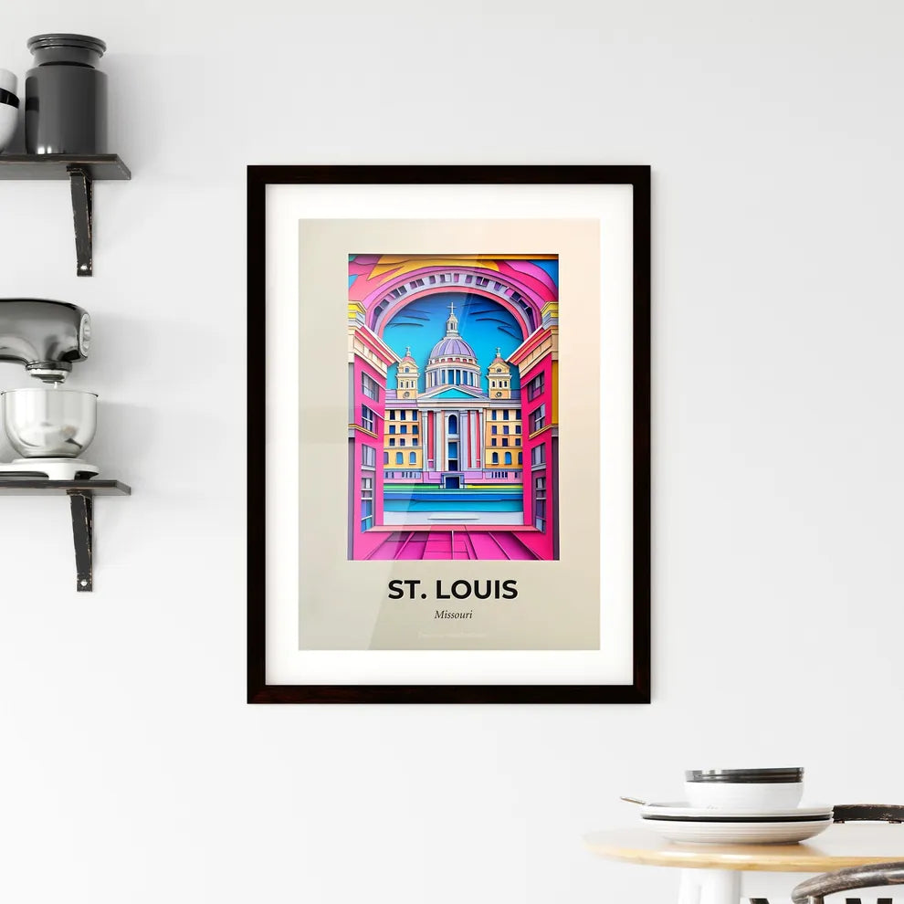 Vivid St. Louis, Missouri, Framed Wall Art