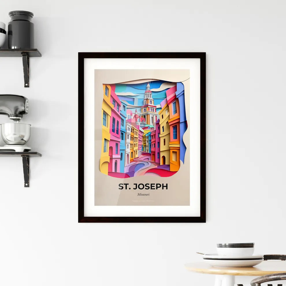 Vivid St. Joseph, Missouri, Framed Wall Art