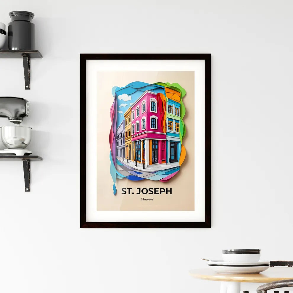 Vivid St. Joseph, Missouri, Framed Wall Art