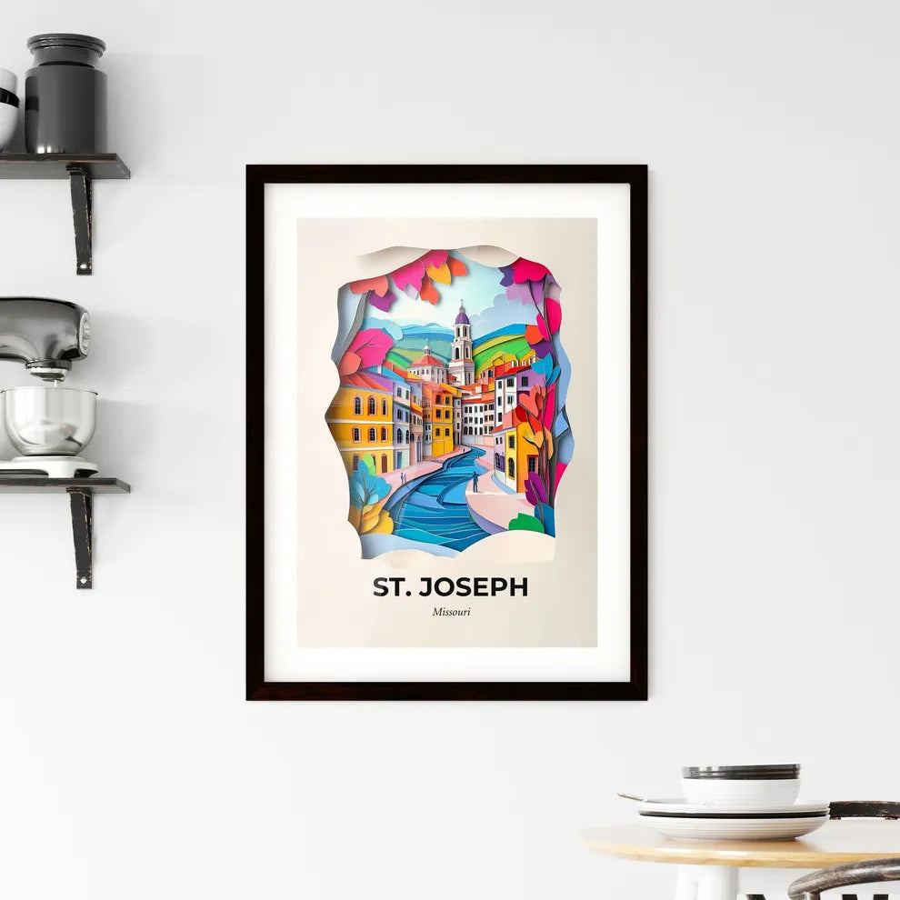 Vivid St. Joseph, Missouri, Framed Wall Art