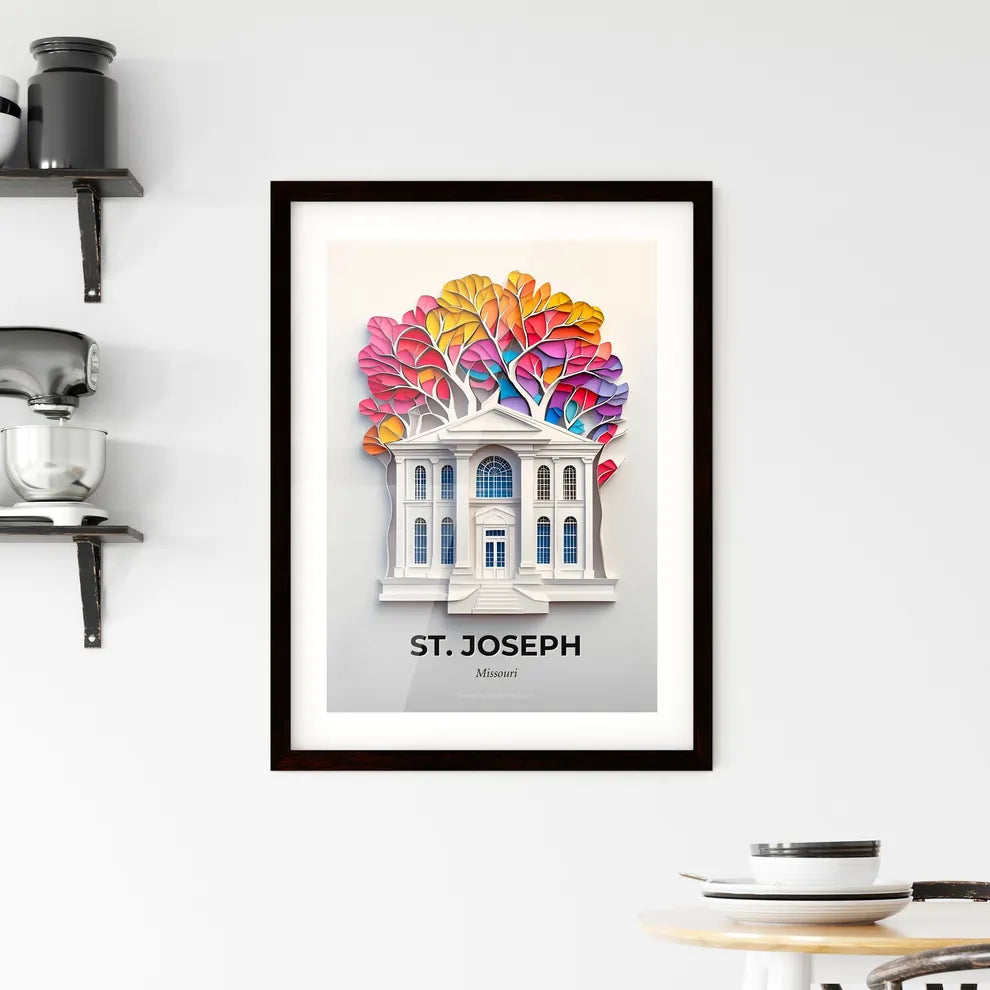 Vivid St. Joseph, Missouri, Framed Wall Art