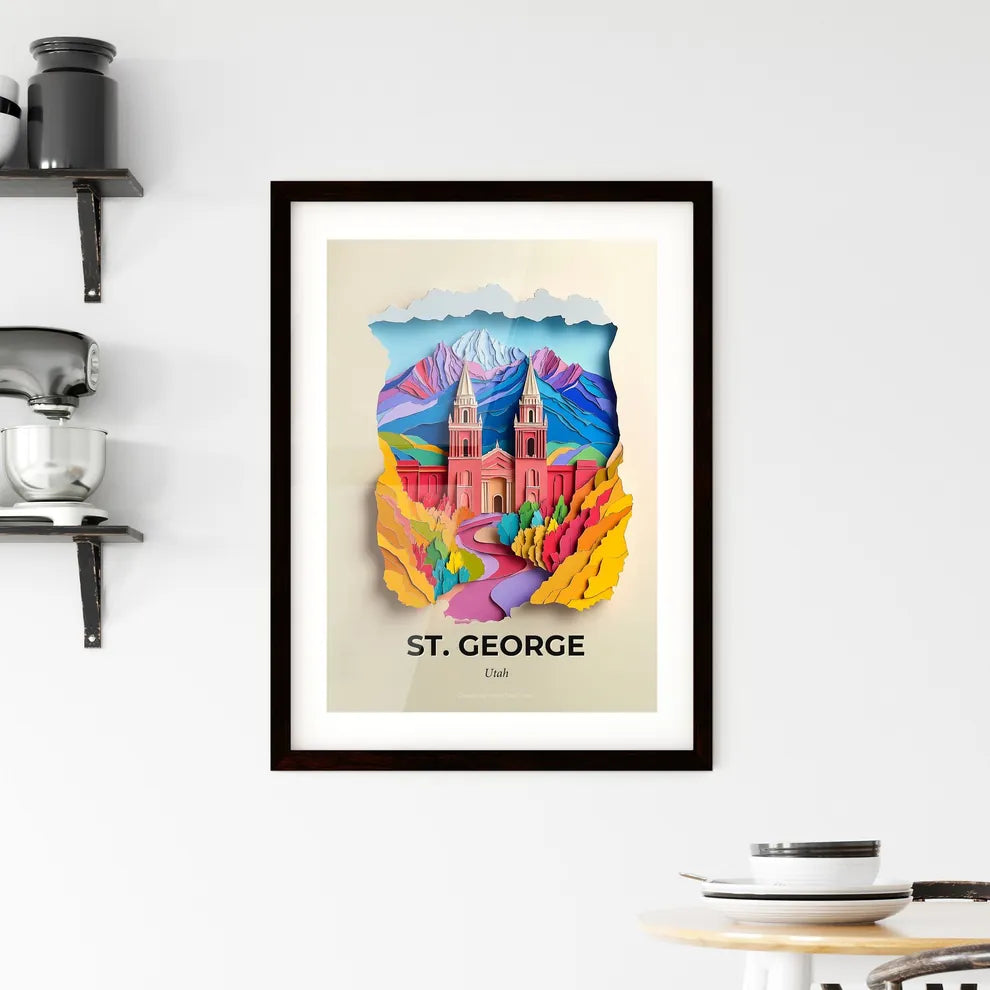 Vivid St. George, Utah, Framed Wall Art
