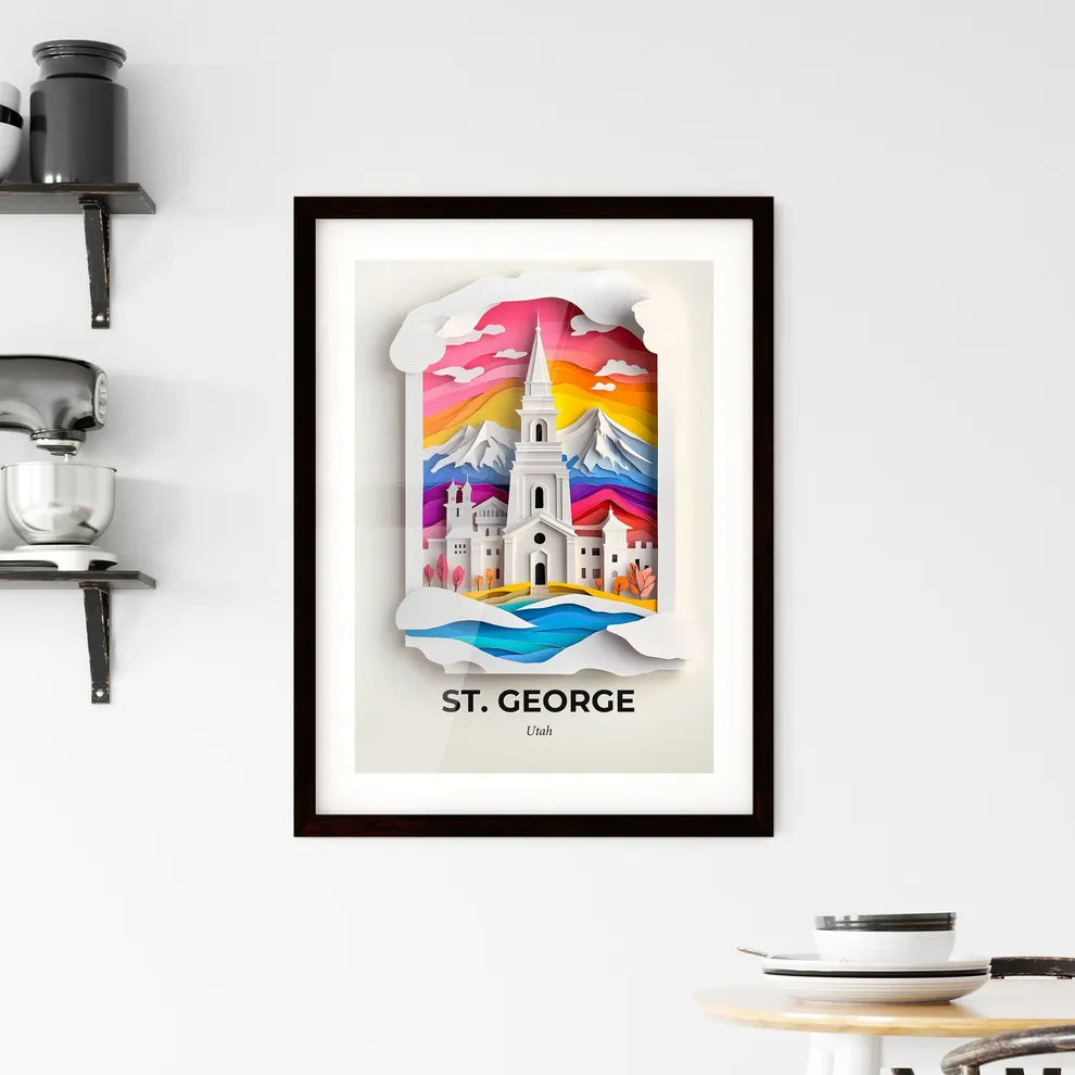 Vivid St. George, Utah, Framed Wall Art