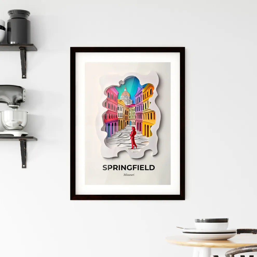 Vivid Springfield, Missouri, Framed Wall Art