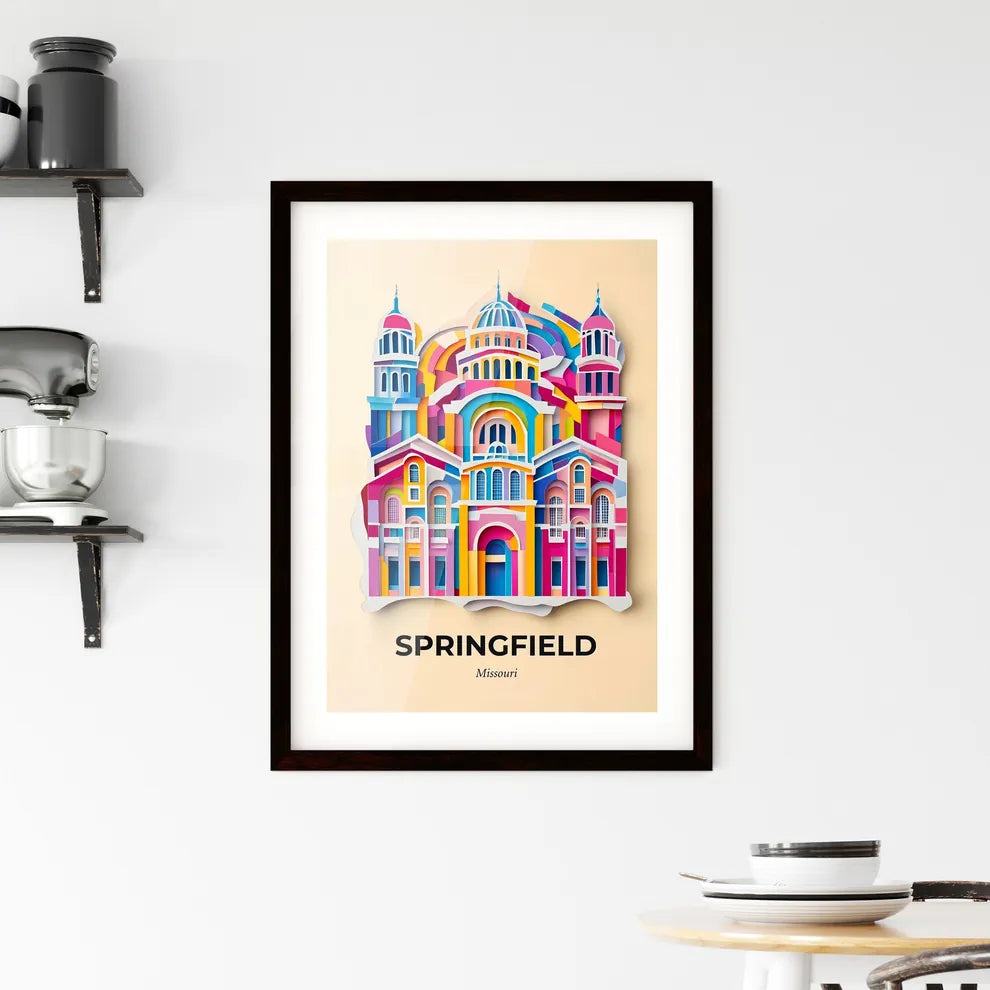 Vivid Springfield, Missouri, Framed Wall Art