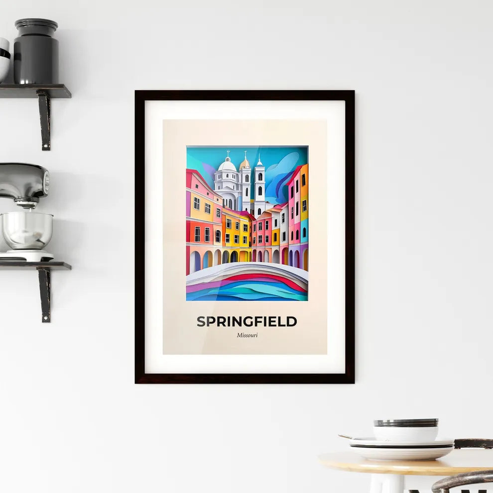 Vivid Springfield, Missouri, Framed Wall Art
