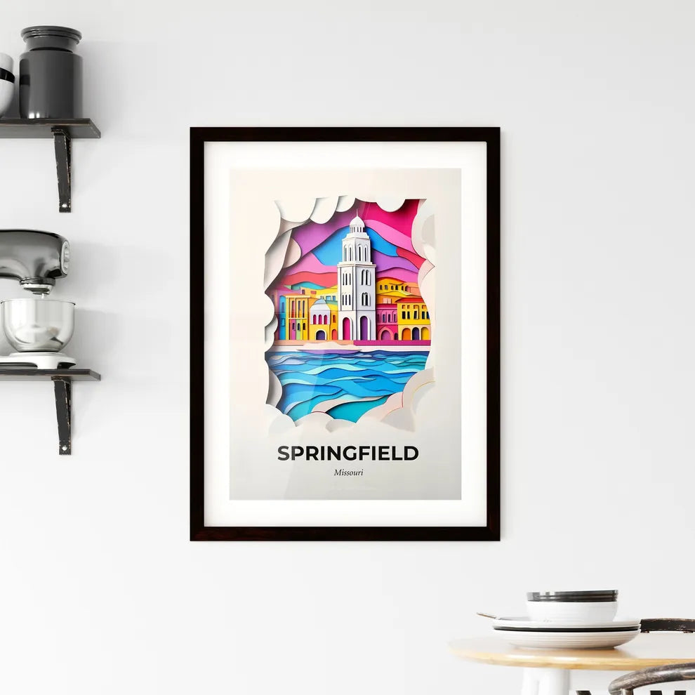 Vivid Springfield, Missouri, Framed Wall Art