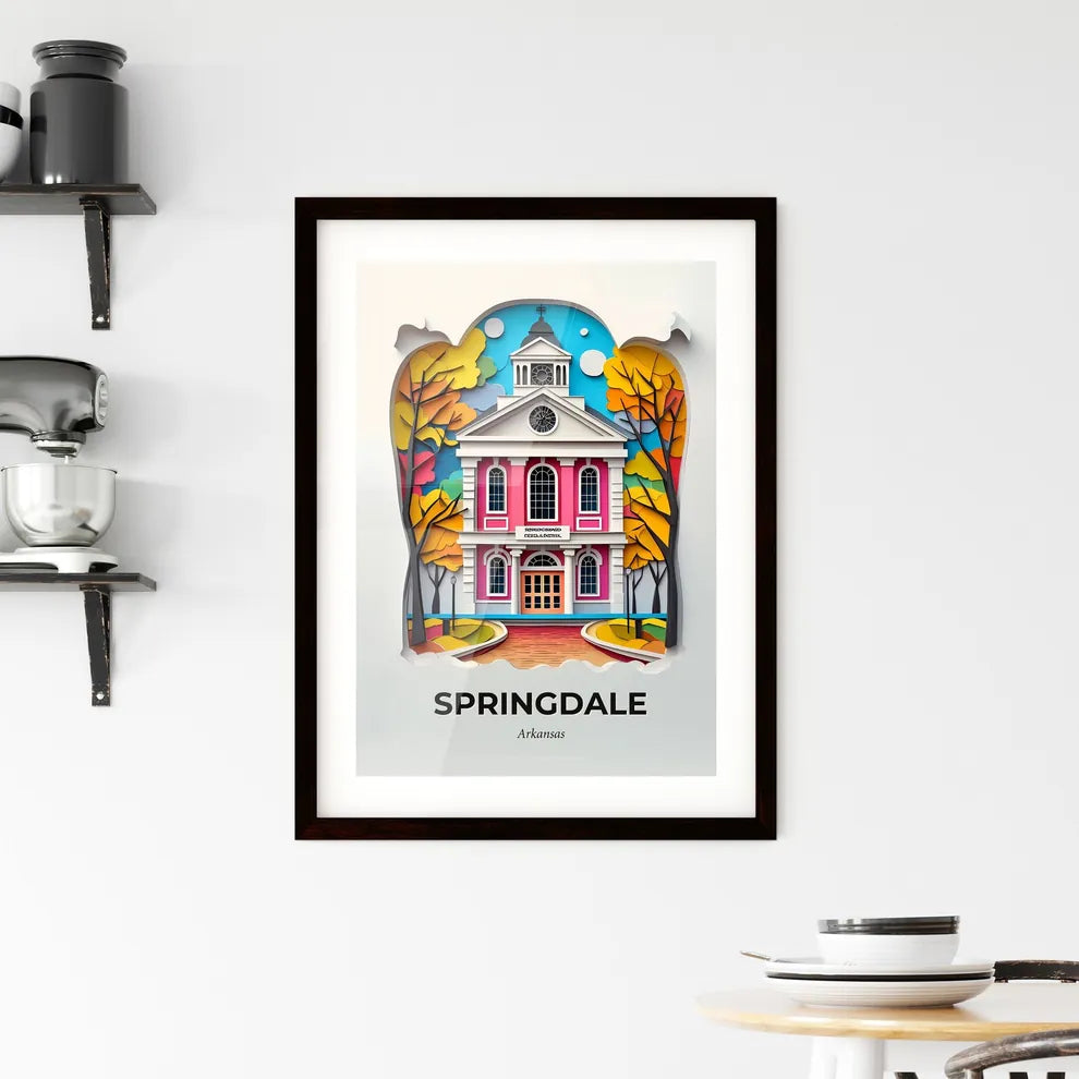 Vivid Springdale, Arkansas, Framed Wall Art