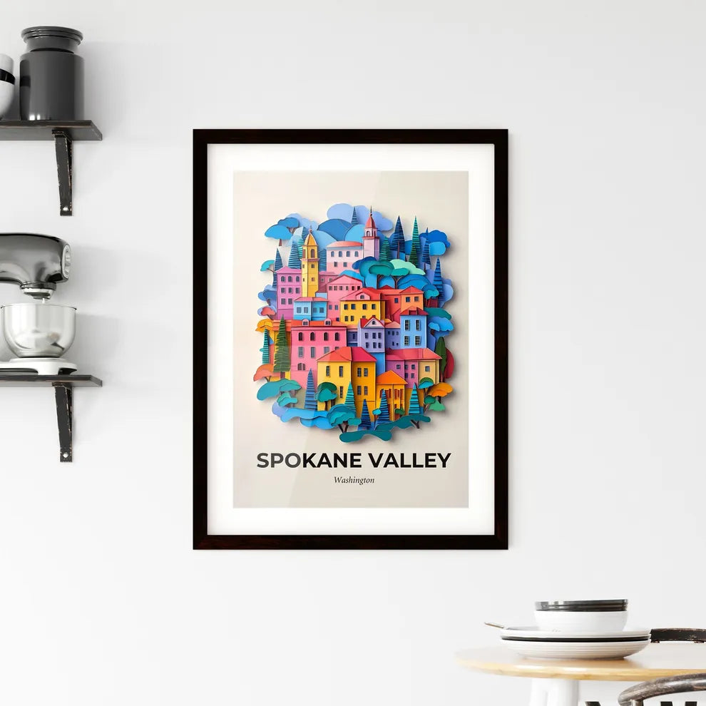 Vivid Spokane Valley, Washington, Framed Wall Art