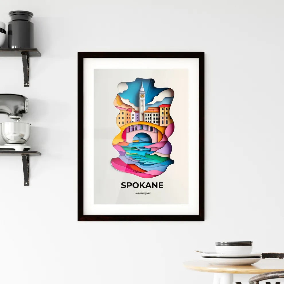 Vivid Spokane, Washington, Framed Wall Art
