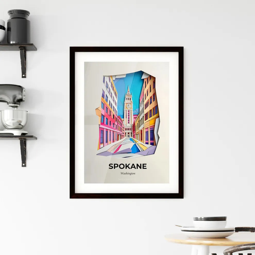 Vivid Spokane, Washington, Framed Wall Art