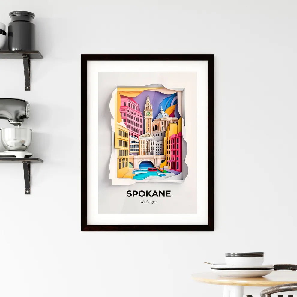 Vivid Spokane, Washington, Framed Wall Art