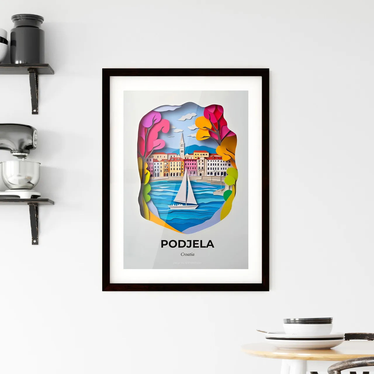 Vivid Split , Croatia, Framed Wall Art