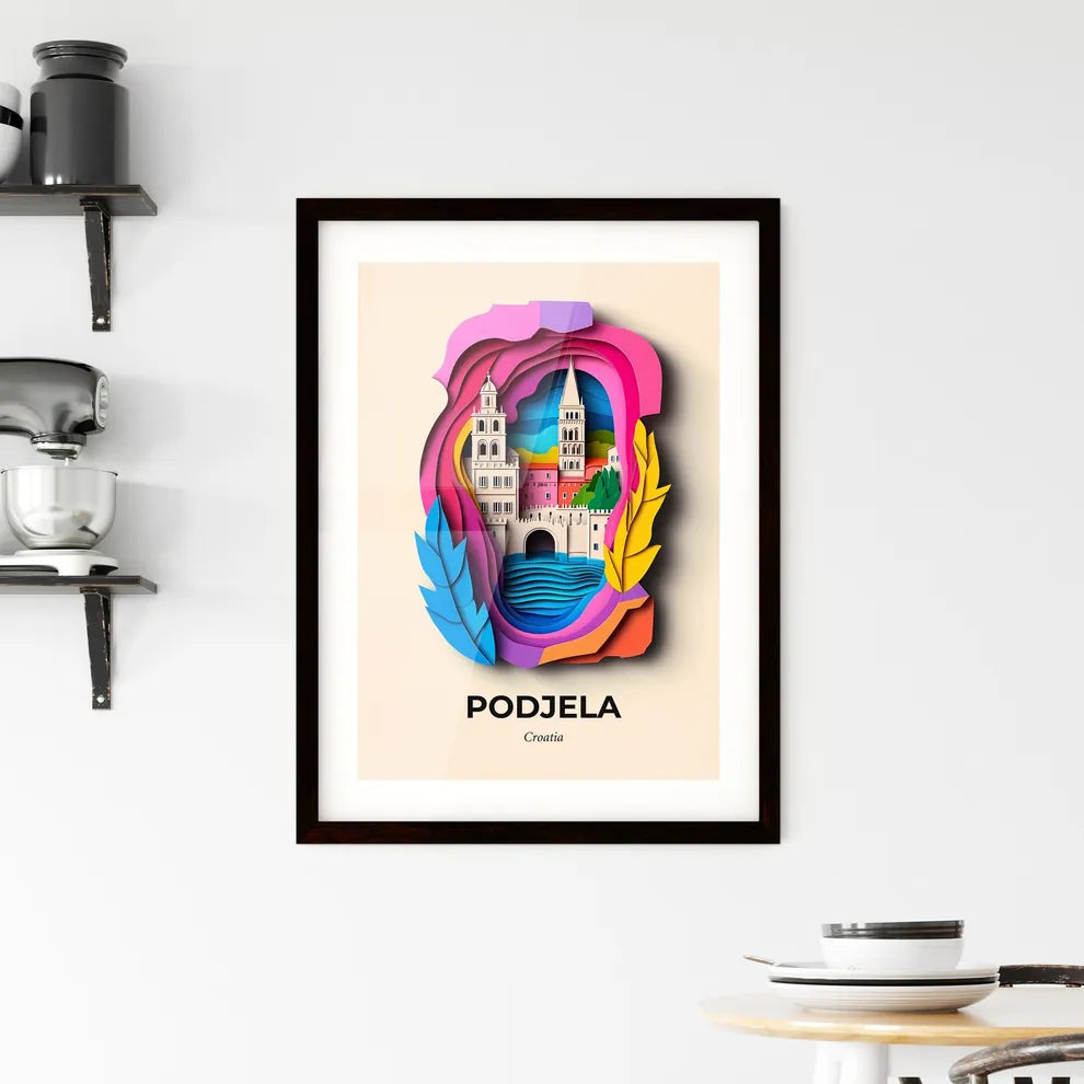 Vivid Split , Croatia, Framed Wall Art