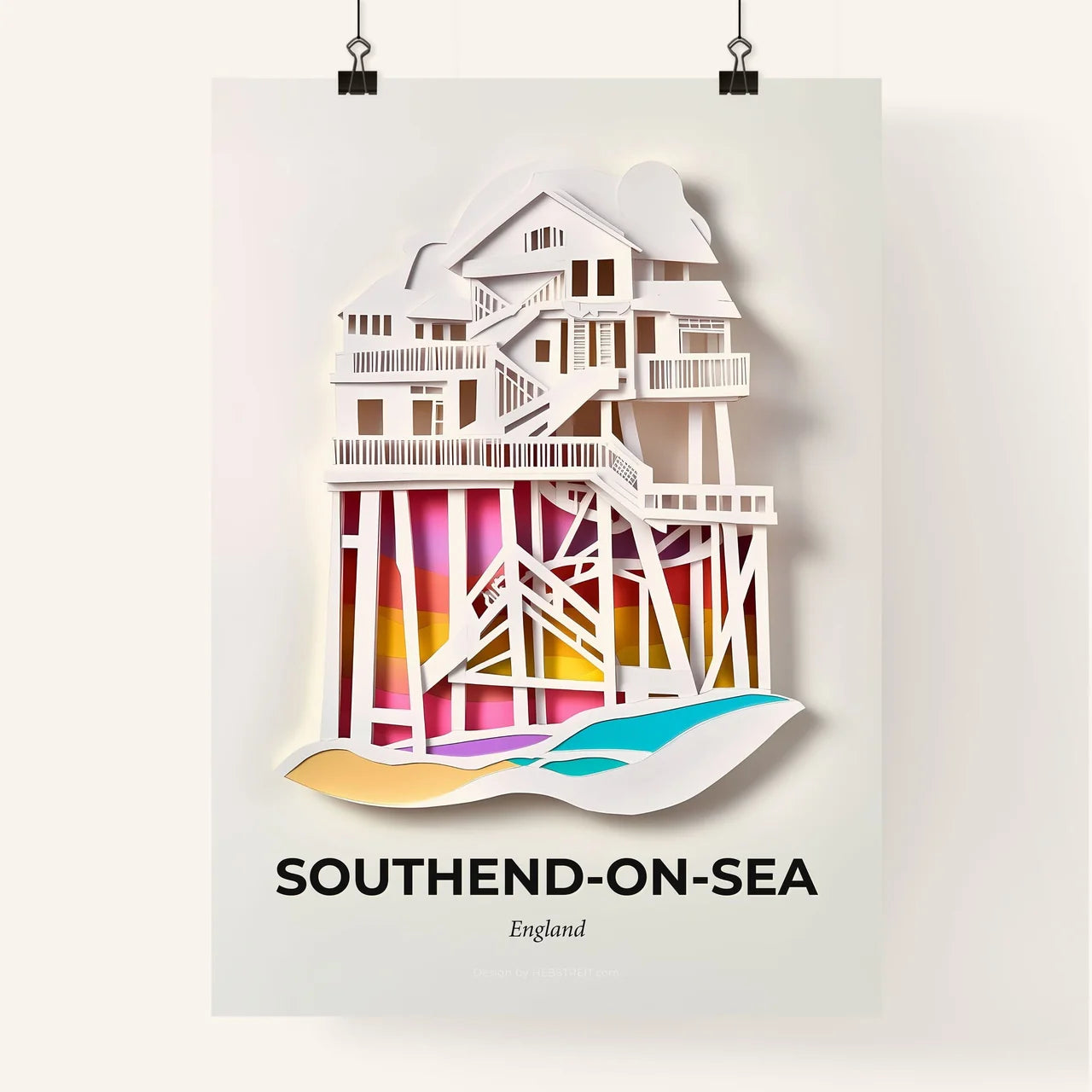 Vivid Southen, Colorful Poster