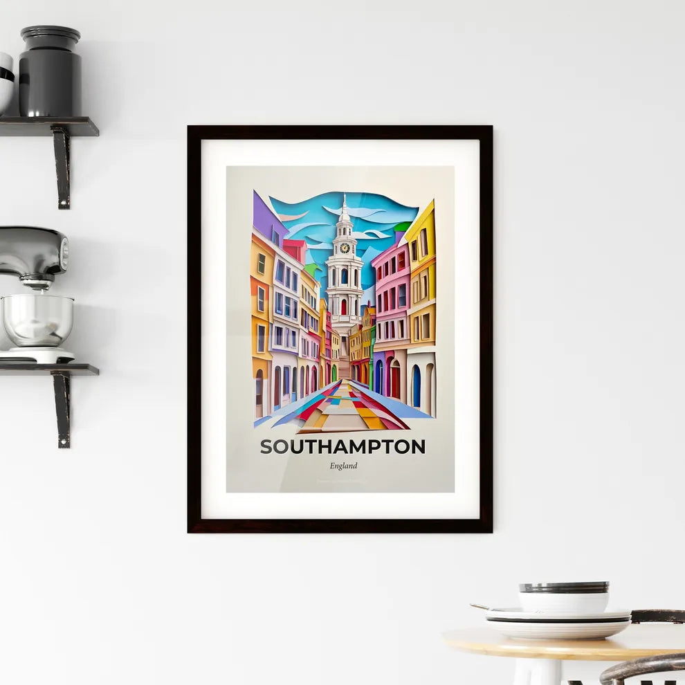 Vivid Southampton, England, Framed Wall Art