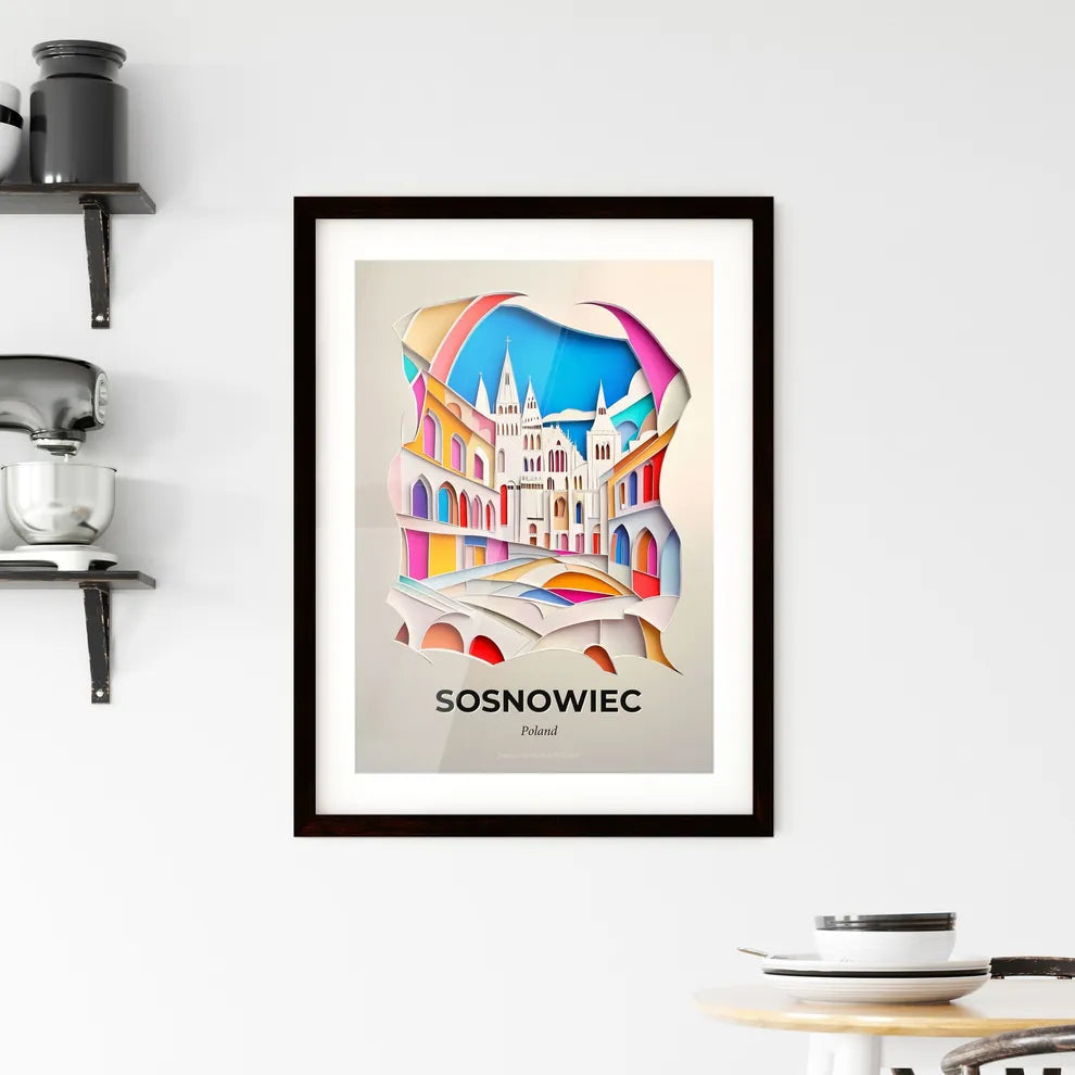 Vivid Sosnowiec, Poland, Framed Wall Art