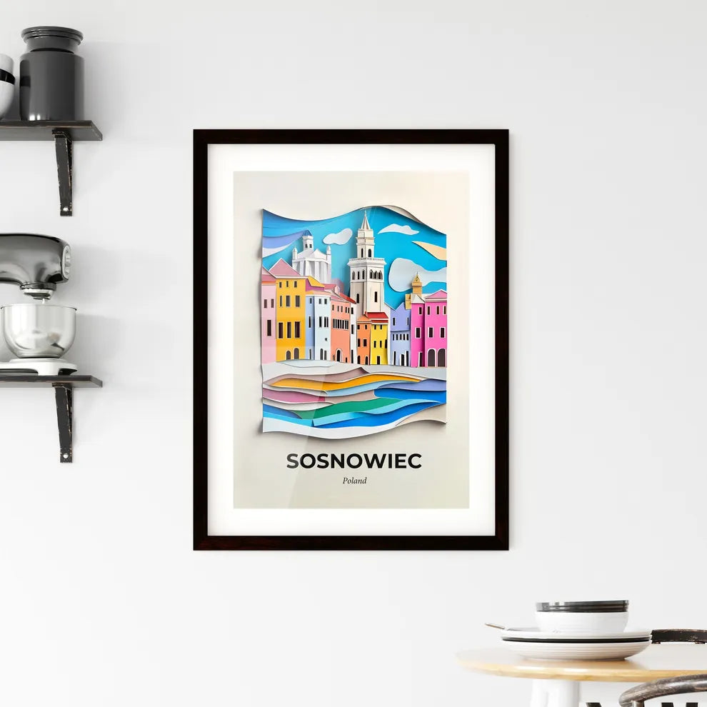 Vivid Sosnowiec, Poland, Framed Wall Art