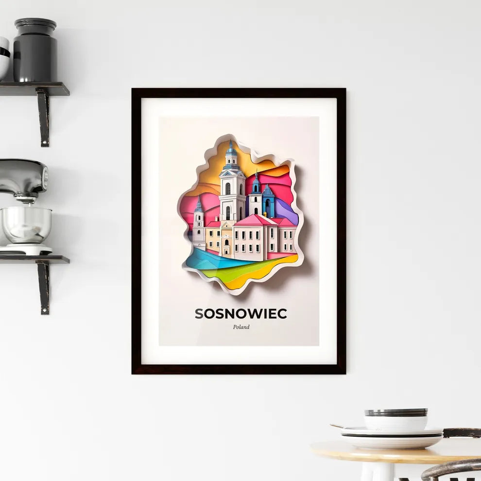 Vivid Sosnowiec, Poland, Framed Wall Art