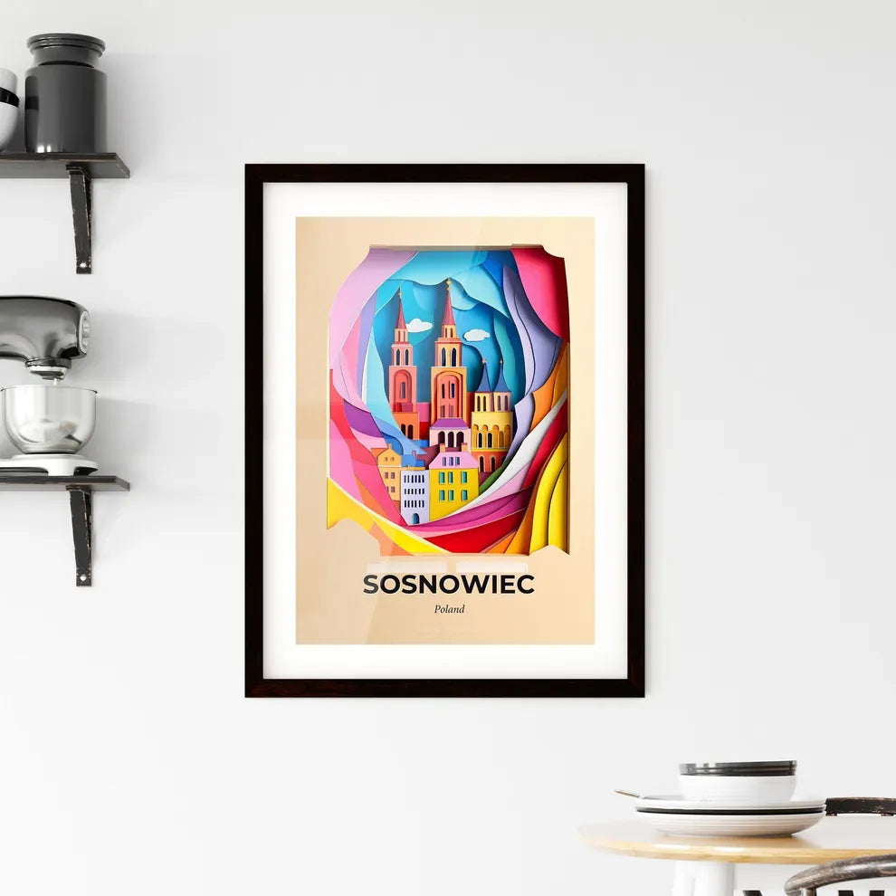 Vivid Sosnowiec, Poland, Framed Wall Art