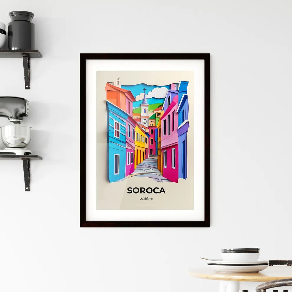 Vivid Soroca, Moldova, Framed Wall Art