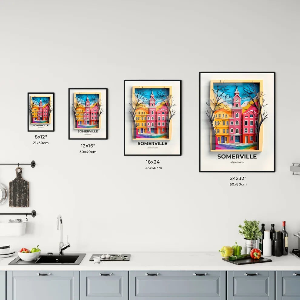 Vivid Somerville, Massachusetts, Kitchen Art